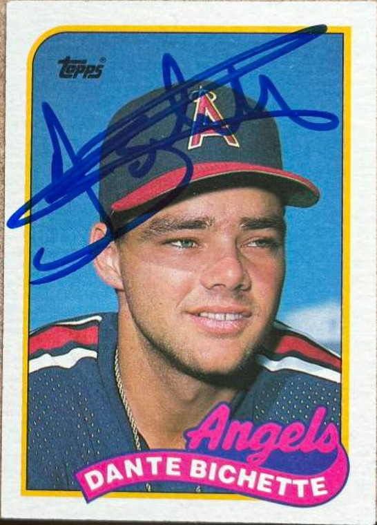 Dante Bichette Autographed 1989 Topps #761