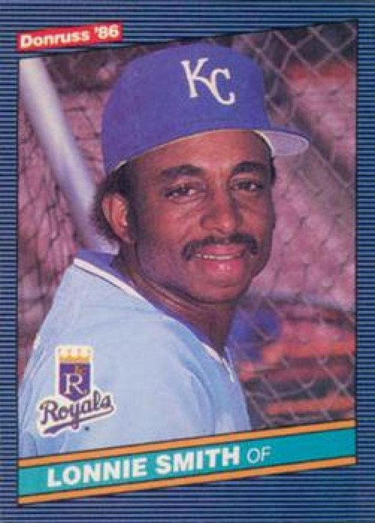 1986 Donruss #399 Lonnie Smith NM-MT Kansas City Royals 
