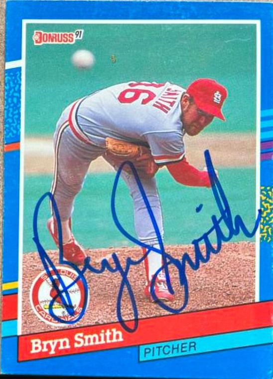 Bryn Smith Autographed 1991 Donruss #113