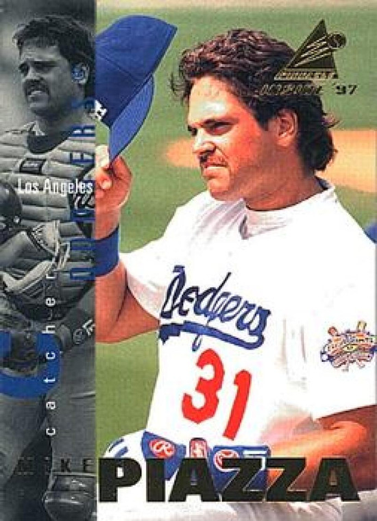 1997 Pinnacle Inside #27 Mike Piazza NM-MT Los Angeles Dodgers 