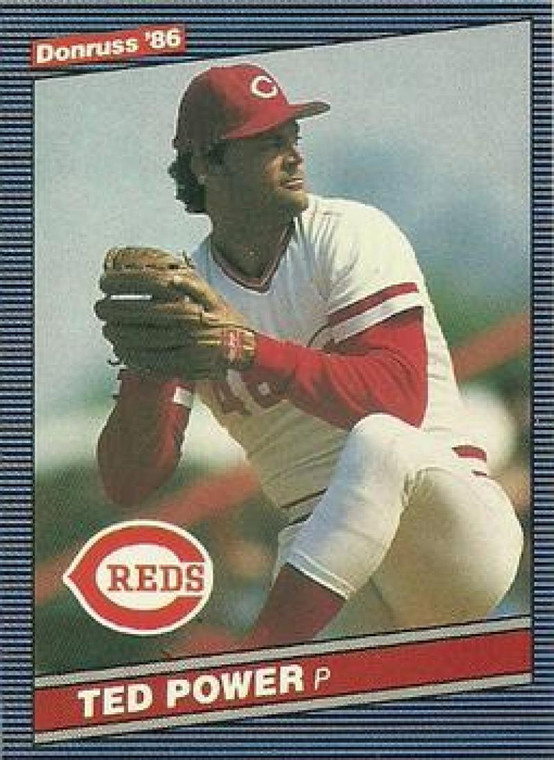 1986 Donruss #408 Ted Power NM-MT Cincinnati Reds 
