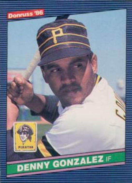 1986 Donruss #410 Denny Gonzalez NM-MT Pittsburgh Pirates 