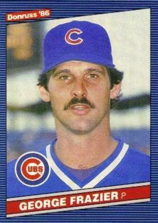 1986 Donruss #411 George Frazier NM-MT Chicago Cubs 