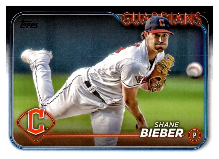 2024 Topps #107 Shane Bieber NM-MT Cleveland Guardians 