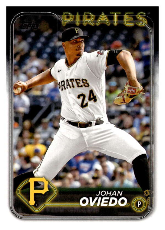 2024 Topps #65 Johan Oviedo NM-MT Pittsburgh Pirates 