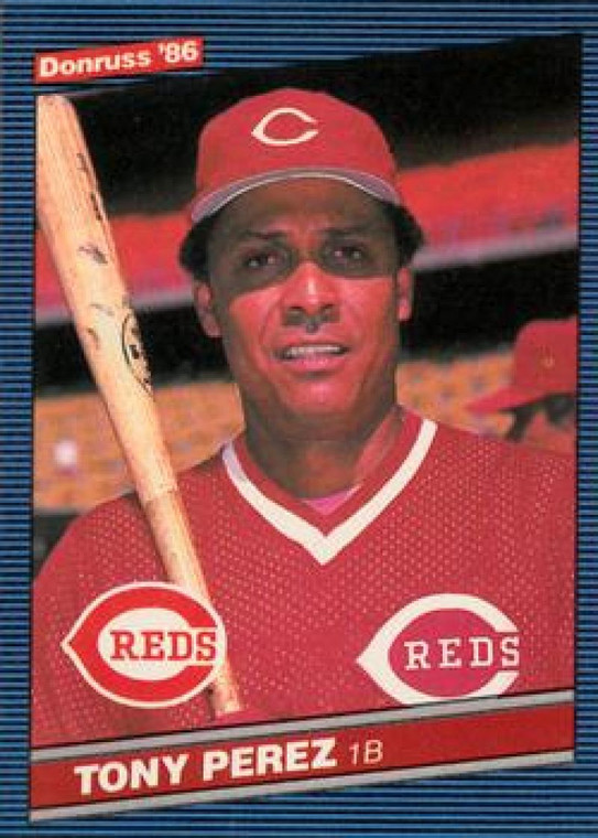 1986 Donruss #428 Tony Perez NM-MT Cincinnati Reds 