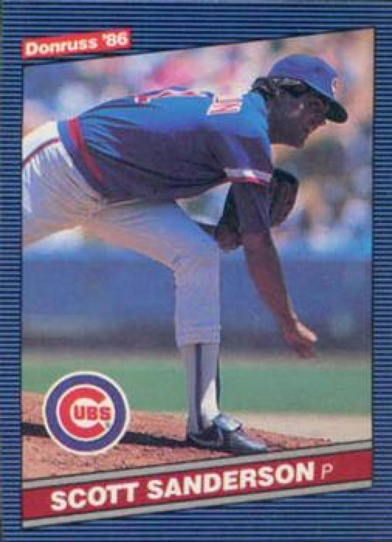 1986 Donruss #442 Scott Sanderson NM-MT Chicago Cubs 
