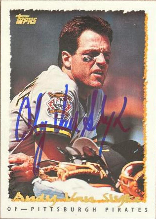 Andy Van Slyke Autographed 1995 Topps #260