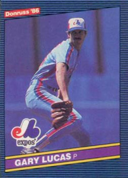 1986 Donruss #453 Gary Lucas NM-MT Montreal Expos 