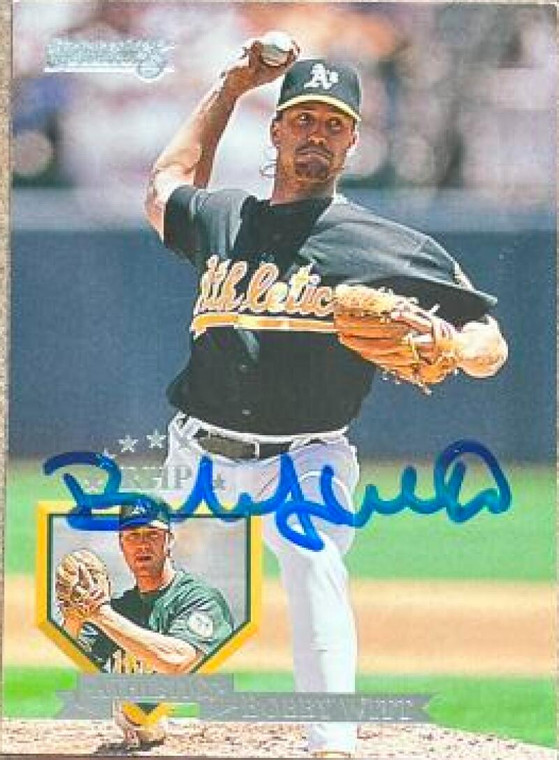 Bobby Witt Autographed 1995 Donruss #391 Oakland Athletics Card