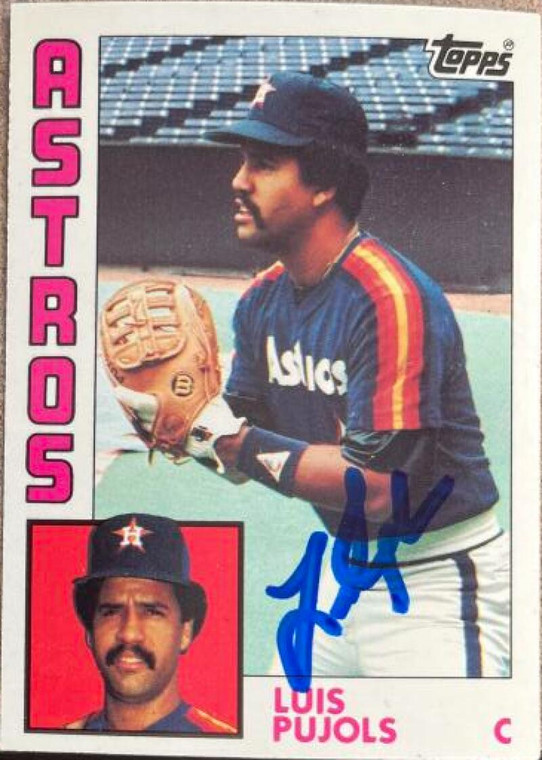 Luis Pujols Autographed 1984 Topps Tiffany #446