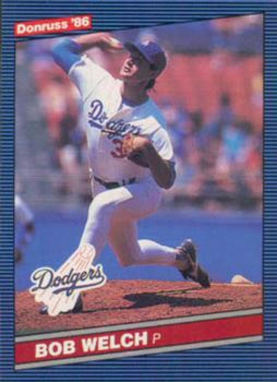 1986 Donruss #459 Bob Welch NM-MT Los Angeles Dodgers 