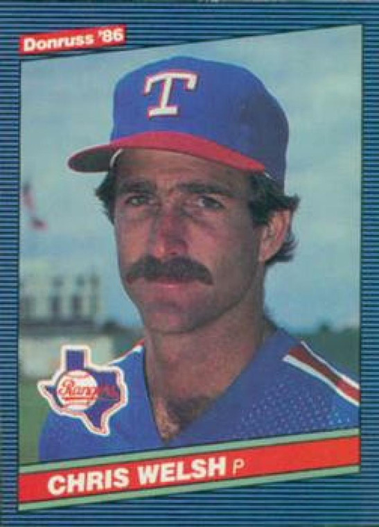 1986 Donruss #464 Chris Welsh NM-MT Texas Rangers 