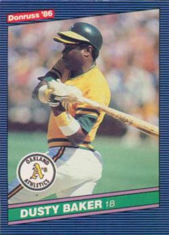 1986 Donruss #467 Dusty Baker NM-MT Oakland Athletics 