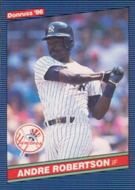 1986 Donruss #469 Andre Robertson NM-MT New York Yankees 