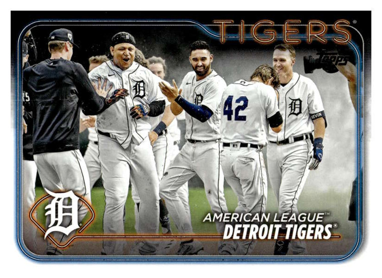 2024 Topps #6 Detroit Tigers Team Card NM-MT Detroit Tigers 