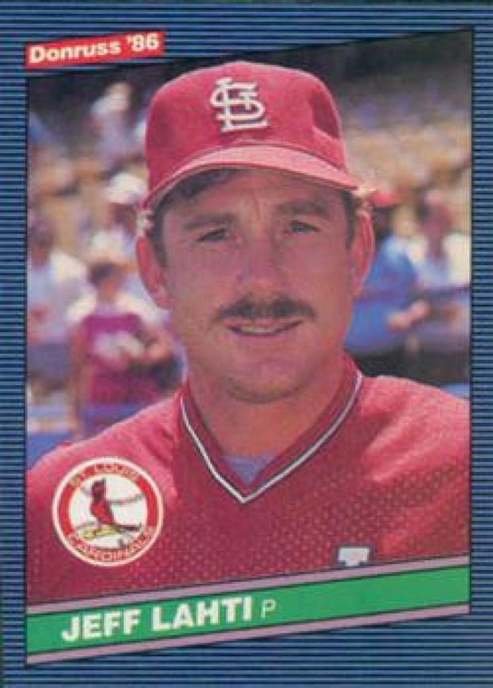 1986 Donruss #475 Jeff Lahti NM-MT St. Louis Cardinals 