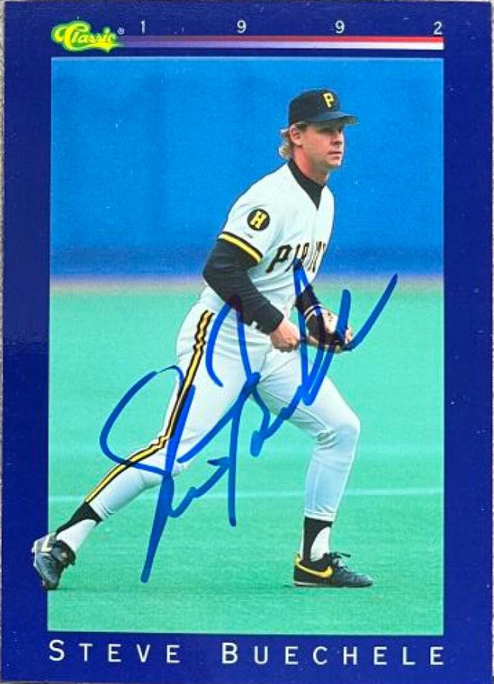 Steve Buechele Autographed 1992 Classic #66