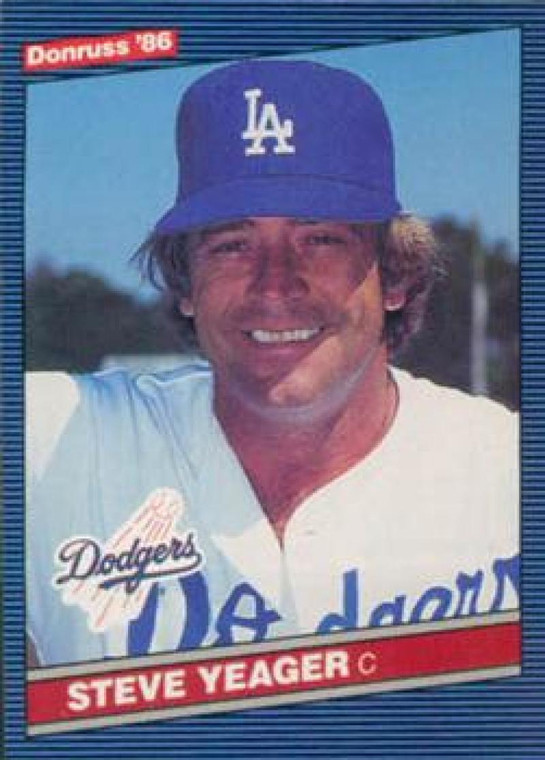 1986 Donruss #519 Steve Yeager NM-MT Los Angeles Dodgers 