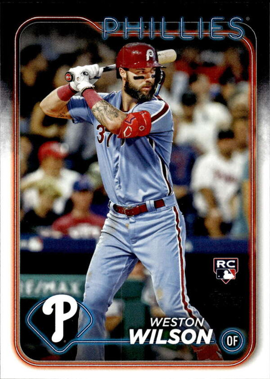 2024 Topps #658 Weston Wilson NM-MT RC Rookie Philadelphia Phillies 