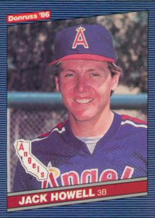 1986 Donruss #524 Jack Howell NM-MT RC Rookie California Angels 