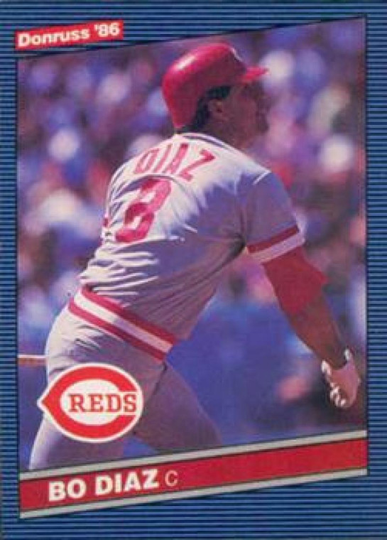 1986 Donruss #530 Bo Diaz NM-MT Cincinnati Reds 