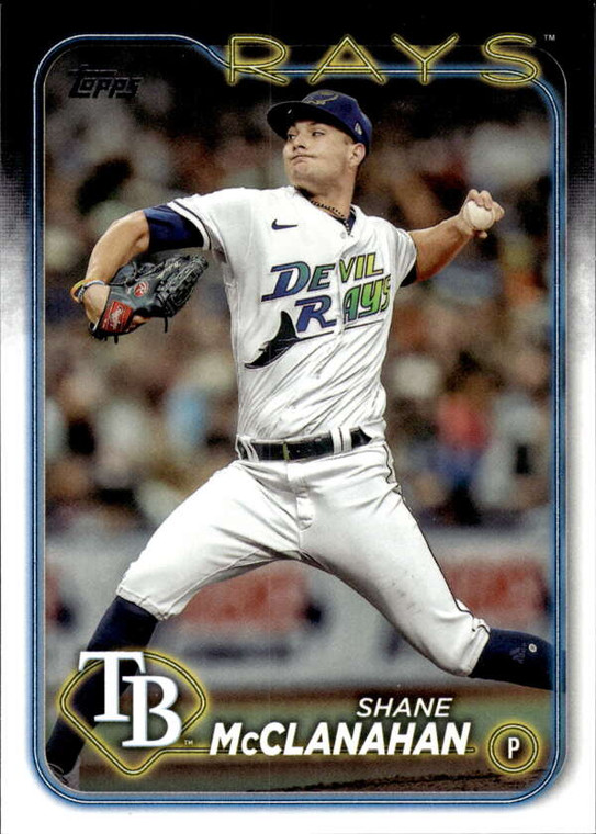 2024 Topps #578 Shane McClanahan NM-MT Tampa Bay Rays 