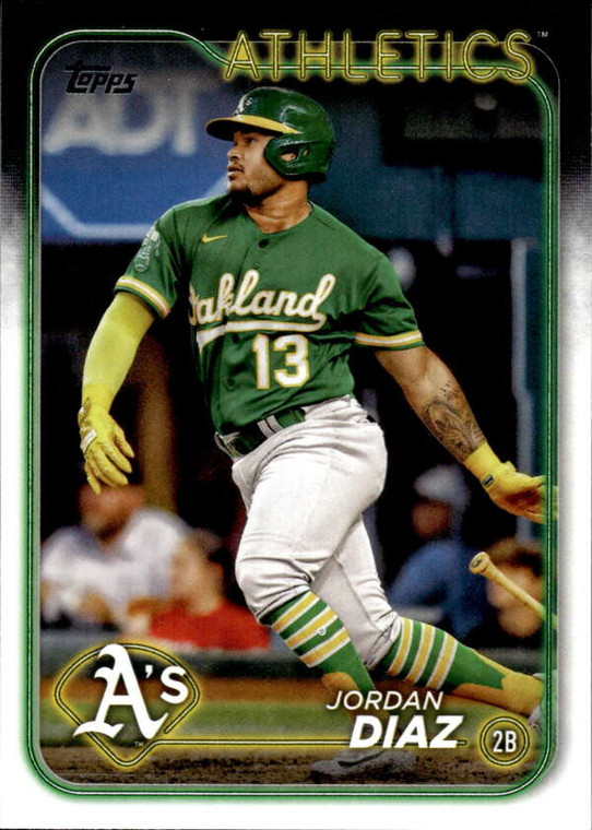 2024 Topps #697 Jordan Diaz NM-MT Oakland Athletics 