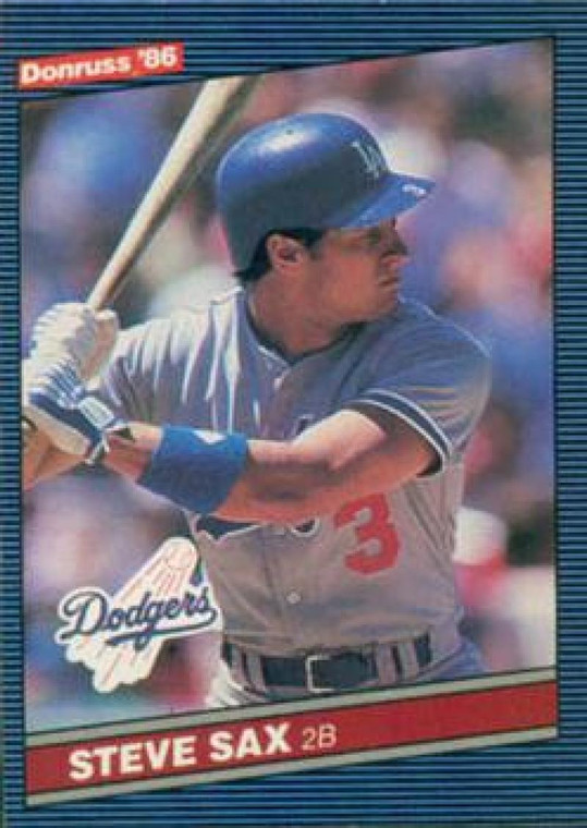 1986 Donruss #540 Steve Sax NM-MT Los Angeles Dodgers 