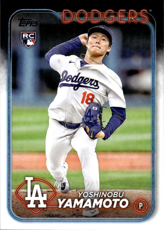 2024 Topps #553 Yoshinobu Yamamoto NM-MT RC Rookie Los Angeles Dodgers 
