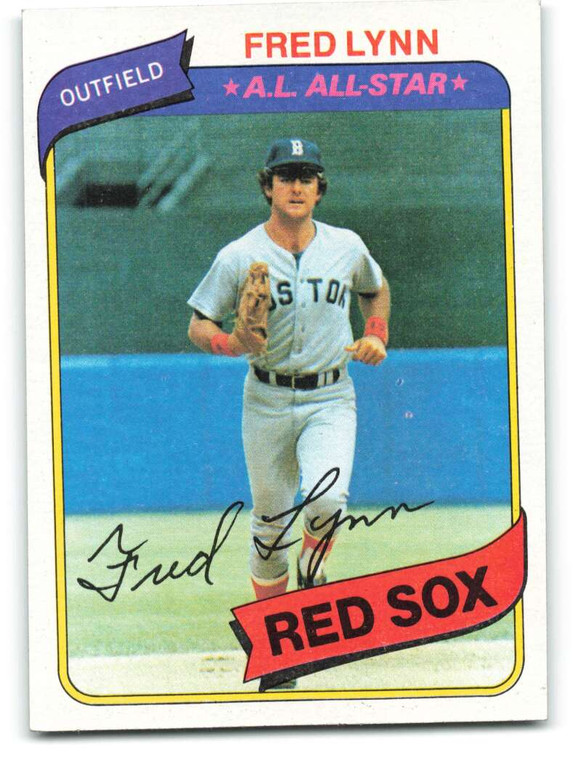 1980 Topps #110 Fred Lynn DP VG Boston Red Sox 