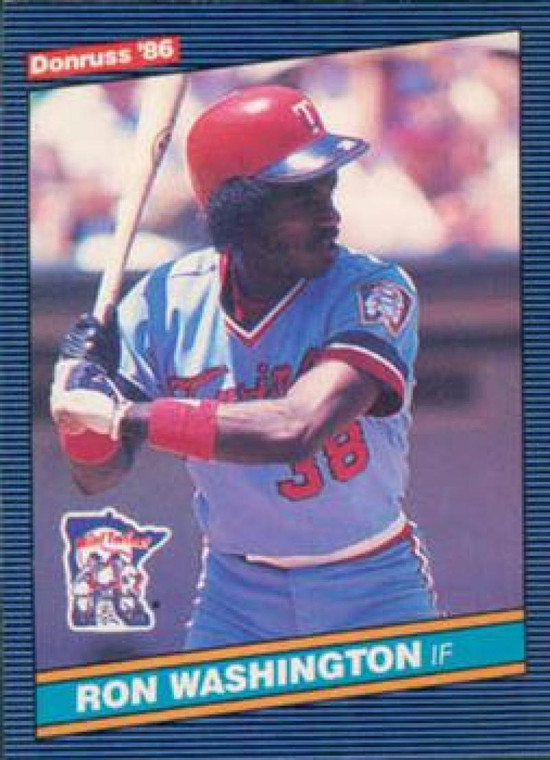 1986 Donruss #560 Ron Washington NM-MT Minnesota Twins 