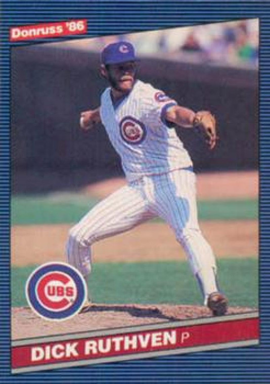 1986 Donruss #564 Dick Ruthven NM-MT Chicago Cubs 