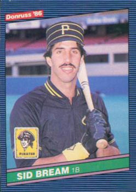 1986 Donruss #566 Sid Bream NM-MT Pittsburgh Pirates 