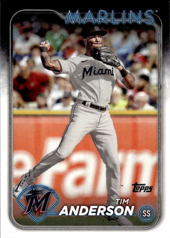 2024 Topps #560 Tim Anderson NM-MT Miami Marlins 