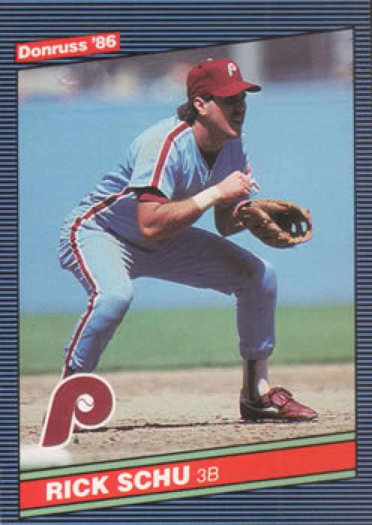1986 Donruss #570 Rick Schu NM-MT Philadelphia Phillies 