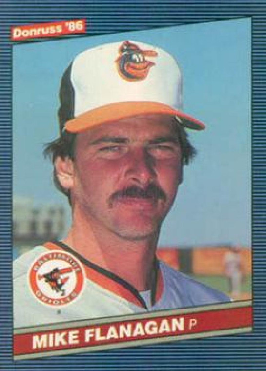 1986 Donruss #576 Mike Flanagan NM-MT Baltimore Orioles 