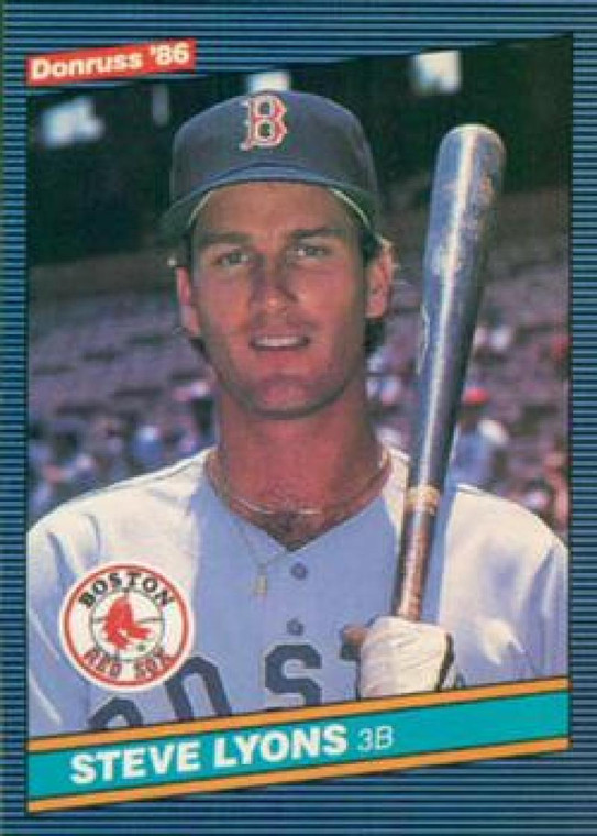 1986 Donruss #579 Steve Lyons NM-MT Boston Red Sox 