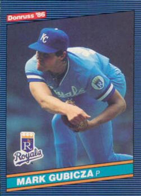 1986 Donruss #583 Mark Gubicza NM-MT Kansas City Royals 