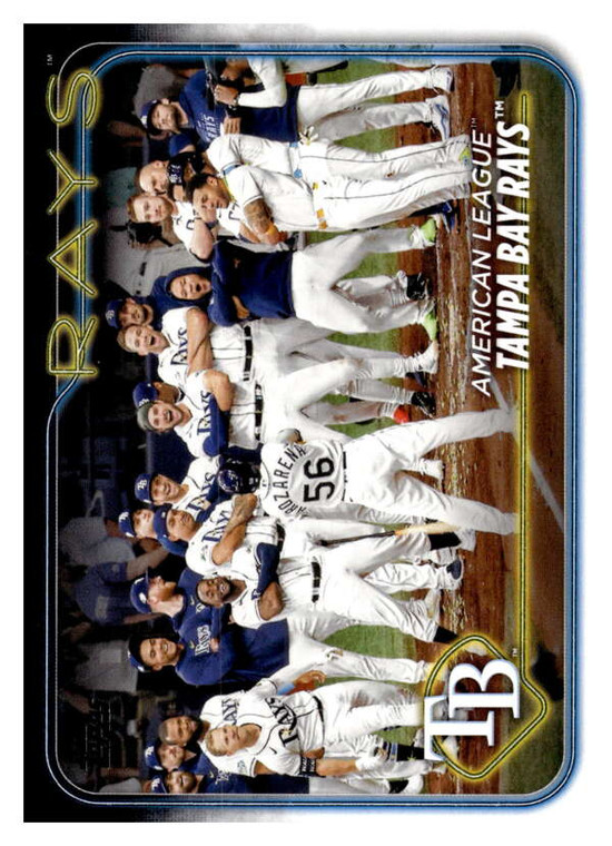 2024 Topps #211 Tampa Bay Rays Team Card NM-MT Tampa Bay Rays 