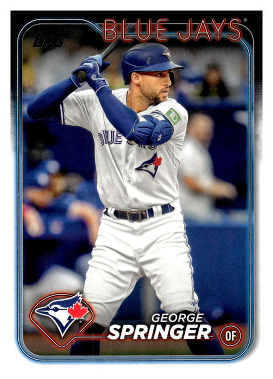 SOLD 149120 2024 Topps #72 George Springer NM-MT Toronto Blue Jays 
