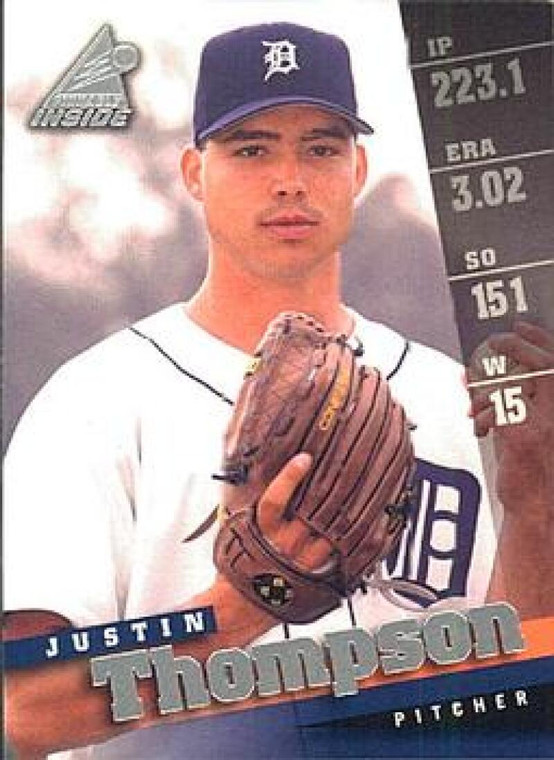 1998 Pinnacle Inside #21 Justin Thompson NM-MT Detroit Tigers 