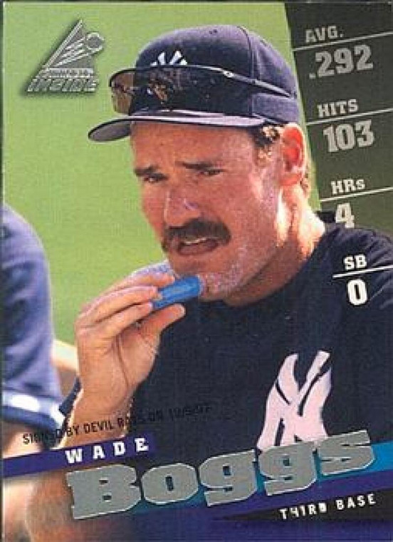 1998 Pinnacle Inside #55 Wade Boggs NM-MT Tampa Bay Devil Rays 