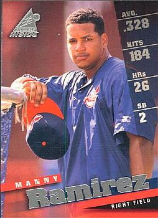 1998 Pinnacle Inside #108 Manny Ramirez NM-MT Cleveland Indians 