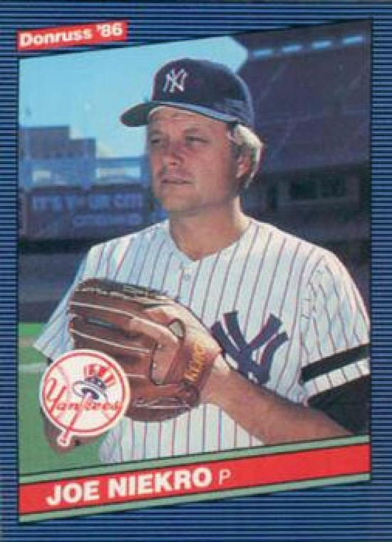 1986 Donruss #601 Joe Niekro NM-MT New York Yankees 