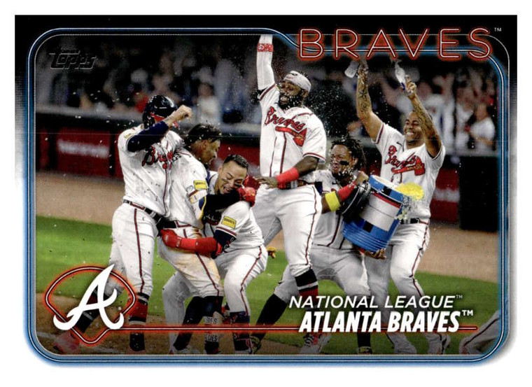2024 Topps #154 Atlanta Braves Team Card NM-MT Atlanta Braves 