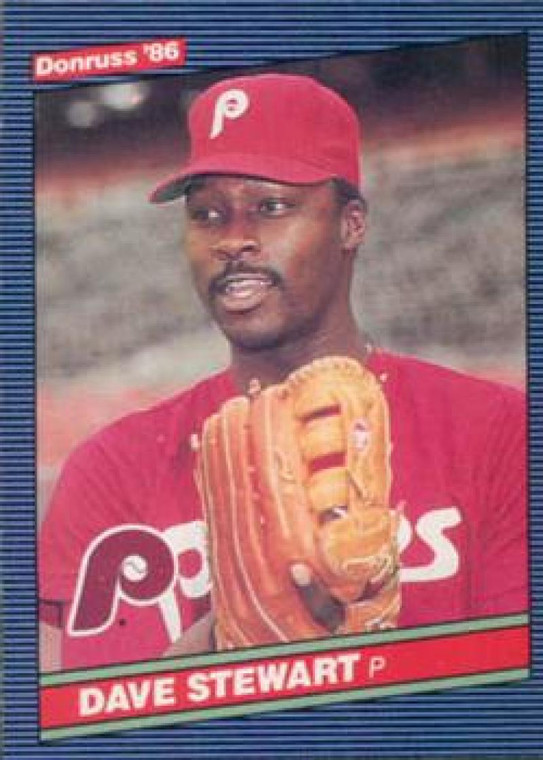 1986 Donruss #619 Dave Stewart NM-MT Philadelphia Phillies 