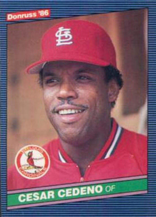1986 Donruss #648 Cesar Cedeno NM-MT St. Louis Cardinals 