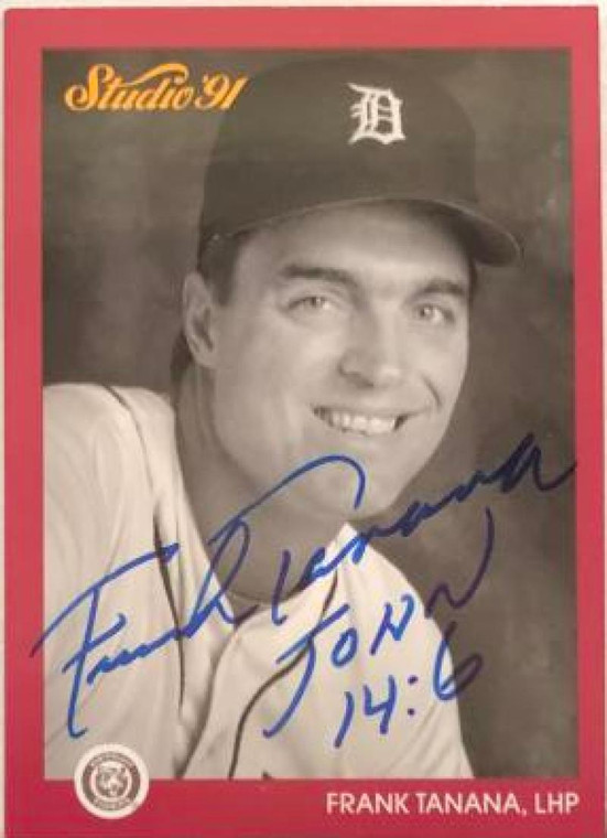 Frank Tanana Autographed 1991 Studio #57