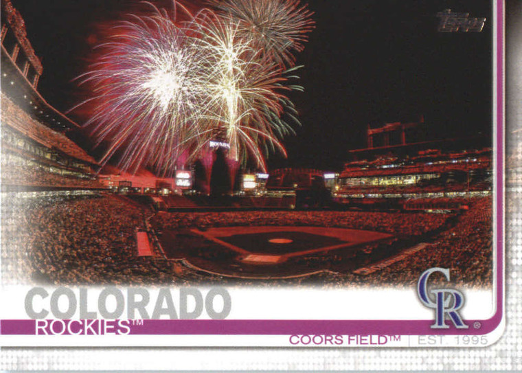 2019 Topps #604 Coors Field NM-MT Colorado Rockies 